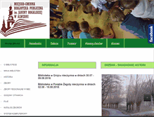 Tablet Screenshot of mgbp.alwernia.pl
