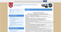 Desktop Screenshot of mops.alwernia.pl