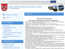 Tablet Screenshot of mops.alwernia.pl